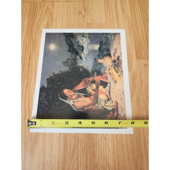 Warming Hands by the Stream Calendar Print Eanger Irving Couse Native Art 9.5x8 - Picture 4 of 8